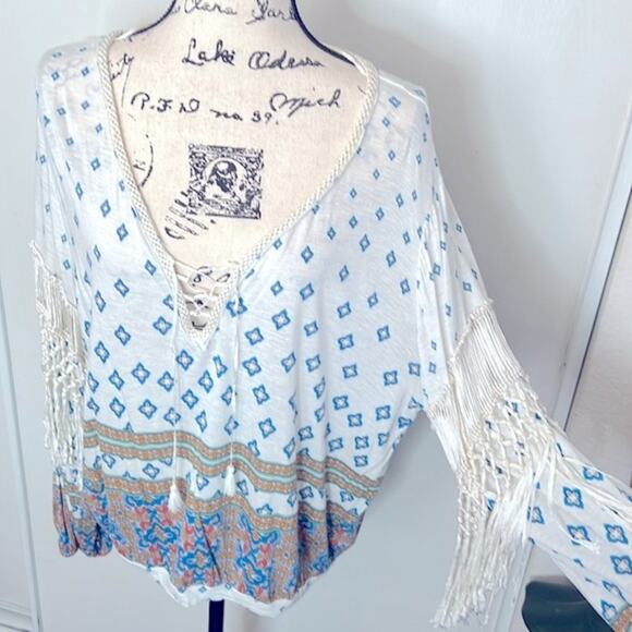 Free People Women's Macra-Maze Me Top size Medium - Picture 3 of 11